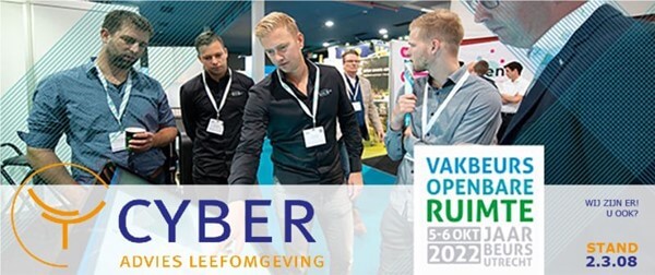 Cyber 5 en 6 oktober op vakbeurs Openbare Ruimte