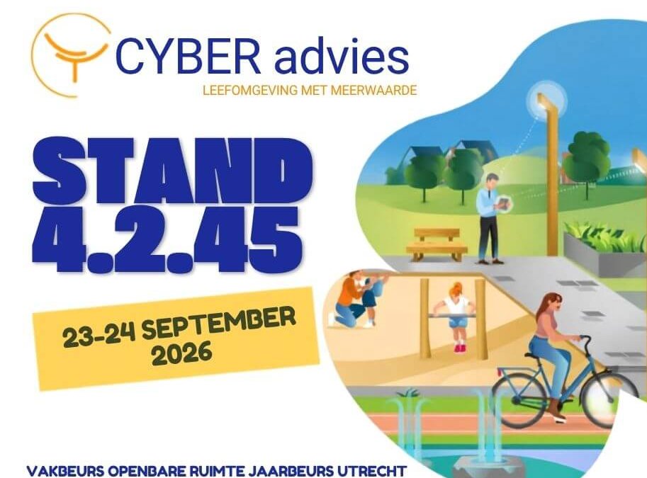 Bezoek ons op de Vakbeurs Openbare Ruimte
